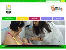 Tablet Screenshot of apaevitoria.org.br